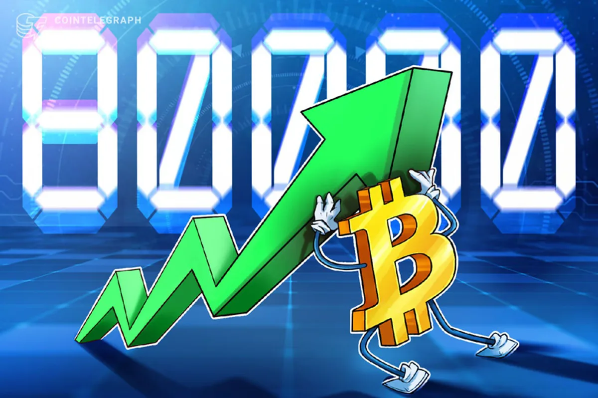 Bitcoin 80.000 Doları Aştı: Ocak'tan Bu Yana İlk Kez 80K Seviyesinde