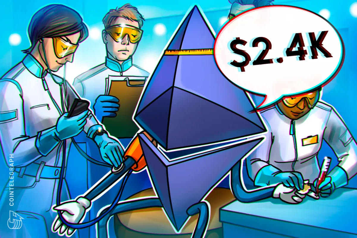 Ether rallies fizzle near $2.4K: three reasons behind the cap